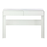 Consola Zaplen din MDF, Alb, 110x38x75 cm