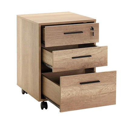 Corp Mobil Adore New York Rollbox Office, 3 Sertare, sertar cu cheie, 45 x 63 x 51 cm