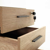 Corp Mobil Adore New York Rollbox Office, 3 Sertare, sertar cu cheie, 45 x 63 x 51 cm