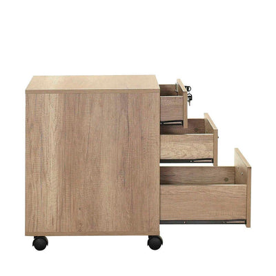 Corp Mobil Adore New York Rollbox Office, 3 Sertare, sertar cu cheie, 45 x 63 x 51 cm