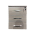 Corp mobil pentru birou Armadi pe rotile, Sonoma-alb, 40x40x55 cm, imagine suplimentara