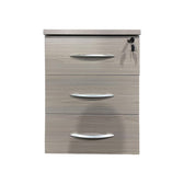 Corp mobil pentru birou Armadi pe rotile, Sonoma-alb, 40x40x55 cm, imagine suplimentara