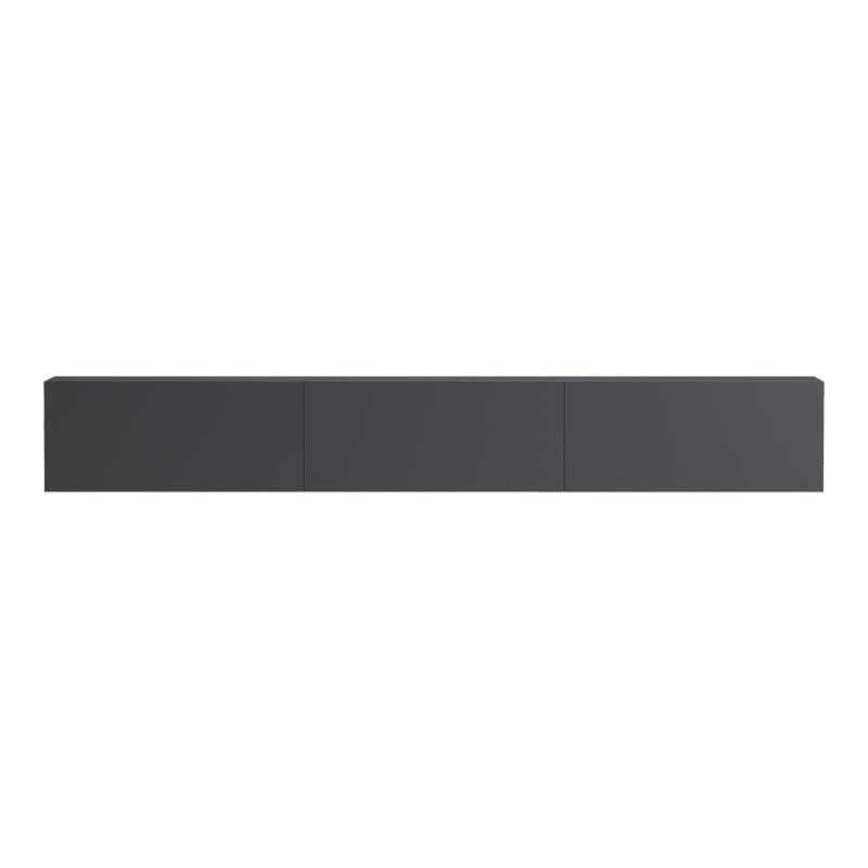 Corp TV de perete cu LED Rival, Modern, Pal melaminat, Antracit, 210x35x30 cm