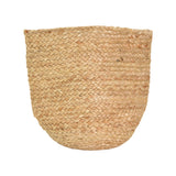 Coș decorativ cu functie de organizare Mideko, Juta, Natur, 25x25 cm
