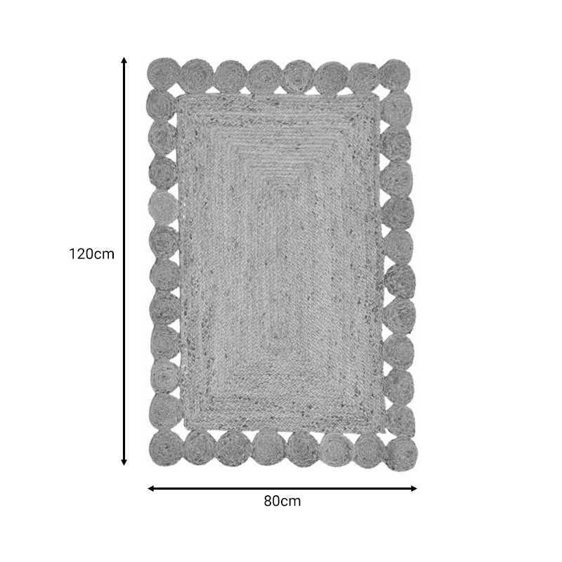 Covor Bej Boho, Natural, 120x80 cm, detaliu produs
