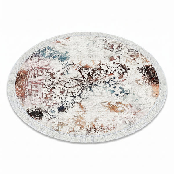 Covor Amira, Lavabil, Antiderepant, Multicolor, 100x100 cm