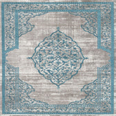 Covor de living / dormitor, Lavabil, Antidarepant Turcoaz, 80x300 cm