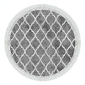 Covor de living / dormitor Rotund, Lavabil, Antiderapant, 100x100 cm