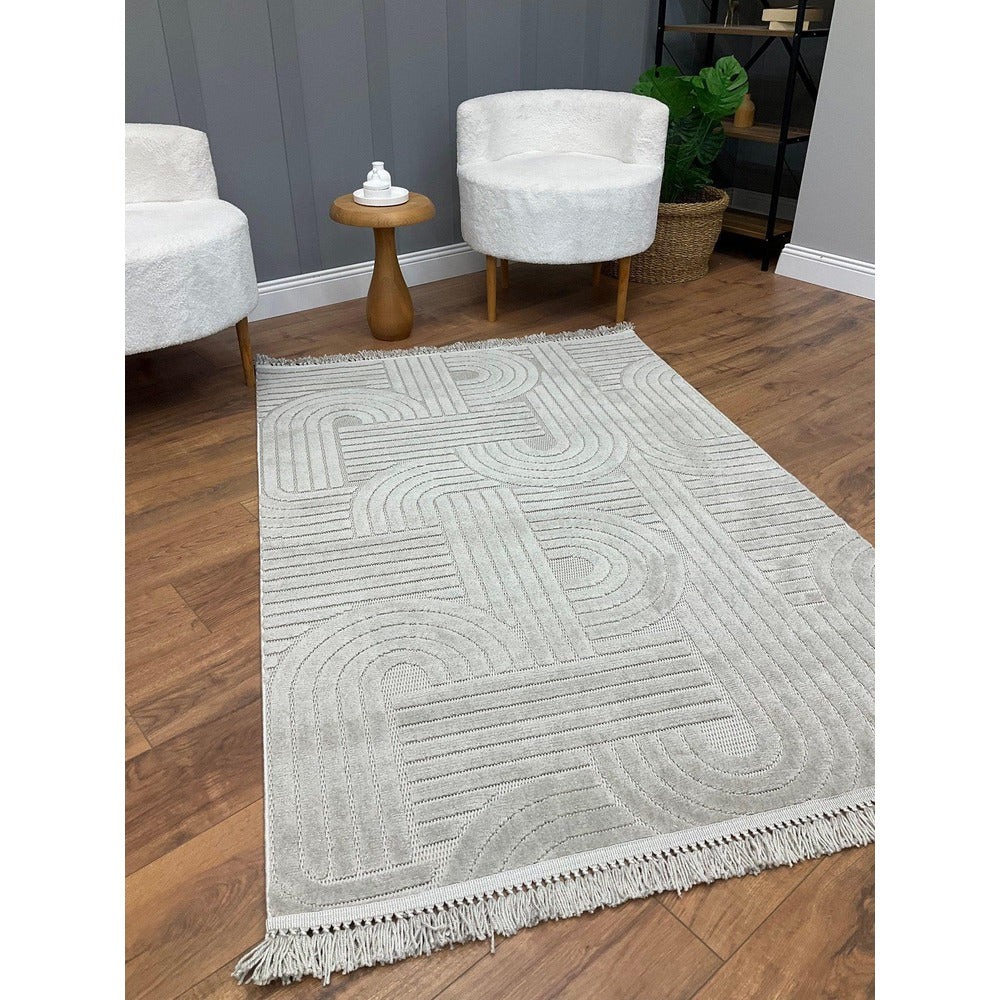 Covor Dizayn Rainbow (diverse dimensiuni), 80x100 cm - Gri
