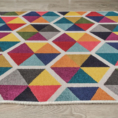 Covor Living - Hol  Curcubeu, Lavabil, Antiderapant, 80x150 cm