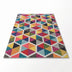 Covor Living - Hol Curcubeu, Lavabil, Antiderapant, 80x150 cm