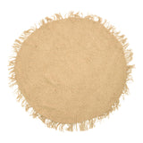 Covor rotund de iuta, Natural, 120 cm, 120x120 cm