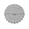Covor Rotund de Juta Naturala Voni, Juta, Diametru 150cm, 150x150x1 cm, imagine suplimentara