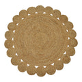 Covor Voni iuta Natural D100x1 cm