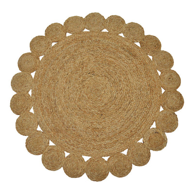 Covor Voni iuta Natural D100x1 cm