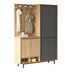 Cuier Cloat, Natural-Antracit, 147x35x195 cm