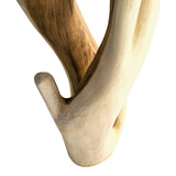 Cuier cu funcție de depozitare Joint, Suar, Lemn, Natural, 30x30x200 cm