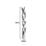 Cuier cu funcție de depozitare Joint, Suar, Lemn, Natural, 30x30x200 cm