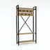 Cuier cu pantofar Alfa, Stejar, 90x180x34 cm
