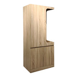 Cuier cu pantofar Feby, Sonoma, 80x50x190 cm