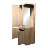Cuier cu pantofar Feby, Sonoma, 80x50x190 cm