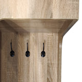 Cuier cu pantofar Feby, Sonoma, 80x50x190 cm