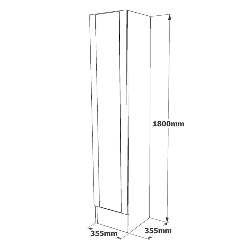 Cuier cu pantofar Ortak cu oglinda, Stejar, 126 x 180 x 36 cm