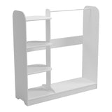 Cuier cu pantofar Pamesa, Metal, 130x40x135 cm - Alb