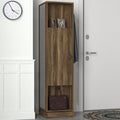 Cuier cu pantofar Roll - Walnut, Nuc, 45x180x45 cm