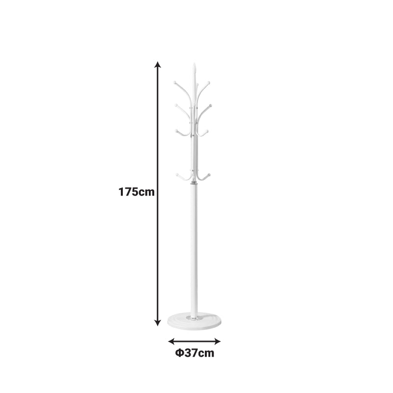 Cuier de haine Keleste, Metal, Alb, 37x175 cm - Alb