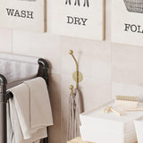 Cuier de hol metalic Metal Wall Hook Rustic 3, Aur, 6x9 cm