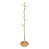 Cuier de paltoane tip pom Driko din lemn Natural 38x38x174 cm