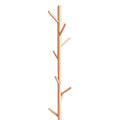 Cuier de paltoane tip pom Driko din lemn, Natural, 38x38x174 cm, imagine suplimentara