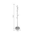 Cuier de paltoane tip pom Driko din lemn, Natural, 38x38x174 cm, perspectiva suplimentara