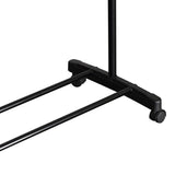 Cuier de podea Wizak din metal, Negru, 75x42x157 cm