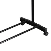 Cuier de podea Wizak din metal, Negru, 74.5x41.5x157 cm, detaliu finisaj, metal, PP, pentru dormitor