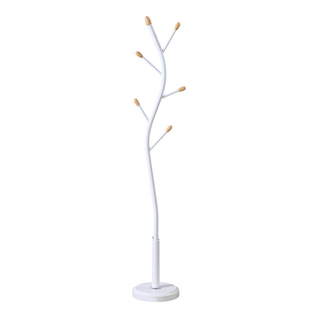 Cuier elegant Portu, metal, alb-natural, 30x170 cm