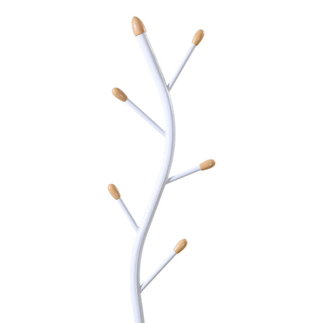 Cuier elegant Portu, metal, alb-natural, 30x170 cm
