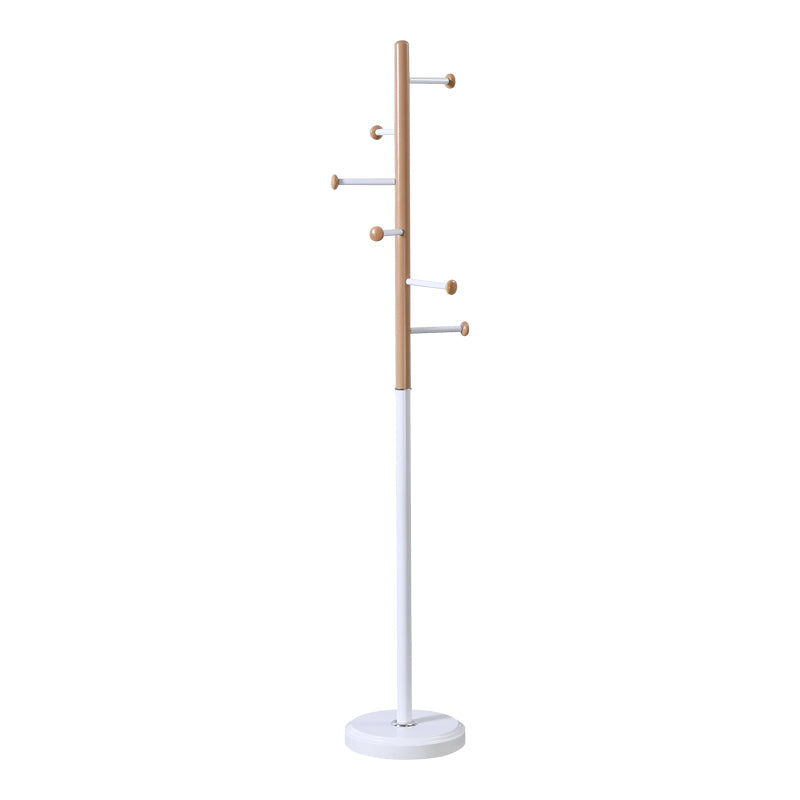 Cuier pentru haine Serea, Metal, 30x175 cm - Alb