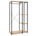 Cuier Intrare Ramon Stejar - Negru 90.5x41x167 cm