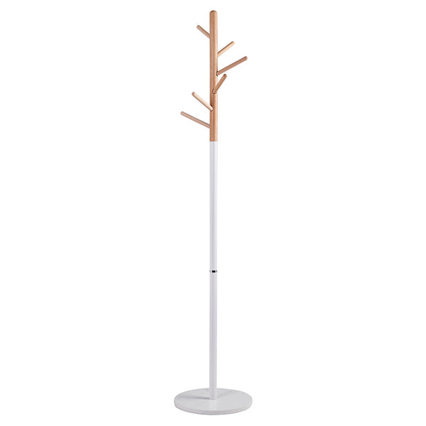Cuier Marianna metal, Alb - Negru, D37x169 cm