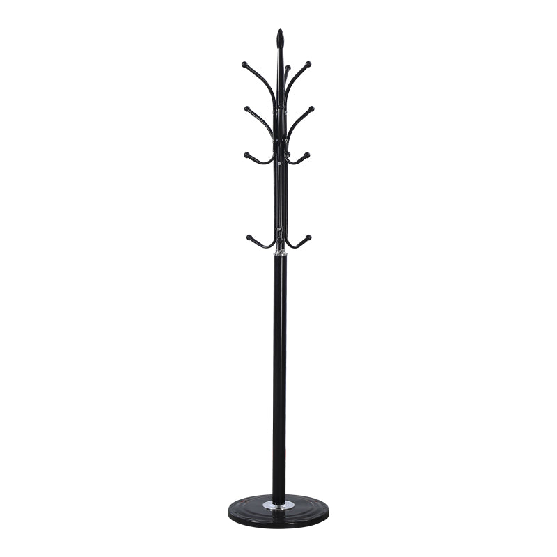 Cuier de haine Keleste, Metal, Alb, 37x175 cm - Negru