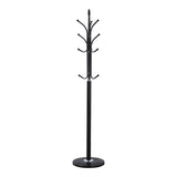 Cuier de haine Keleste, Metal, Alb, 37x175 cm - Negru