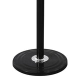 Cuier de haine Keleste, Metal, Alb, 37x175 cm - Negru