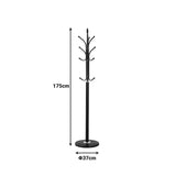 Cuier de haine Keleste, Metal, Alb, 37x175 cm - Negru