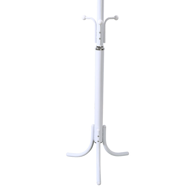 Cuier metalic Mendora, Negru, 40x40x180 cm - Alb