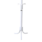 Cuier metalic Mendora, Negru, 40x40x180 cm - Alb