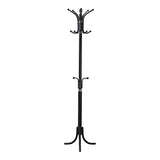 Cuier metalic Mendora, Negru, 40x40x180 cm - Negru