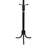 Cuier metalic Mendora, Negru, 40x40x180 cm - Negru
