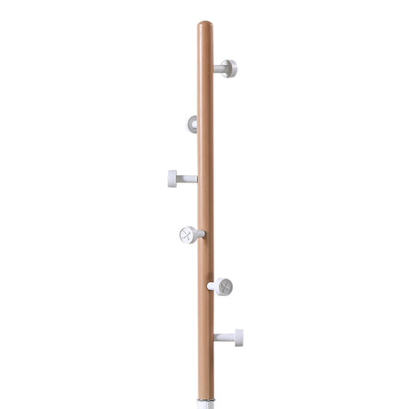 Cuier Metalic Sinem, Metal, Alb-Natural, 30x175 cm